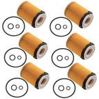 Set of 6 Oil Filters for Mercedes-Benz GLC300 GLC300e GLC350e GLE350 (2016–2023)
