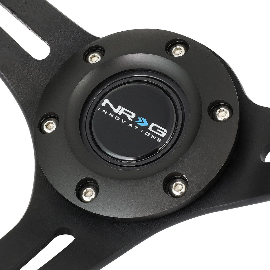 NRG 350mm Deep Dish Alcantara Grip Steering Wheel for Universal Fit (2010–2023)