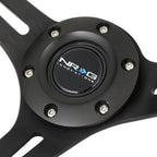NRG 350mm Deep Dish Alcantara Grip Steering Wheel for Universal Fit (2010–2023)