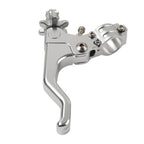 Universal Stunt Clutch Lever Performance Cable Pull for Motorcycles (7/8) Silver