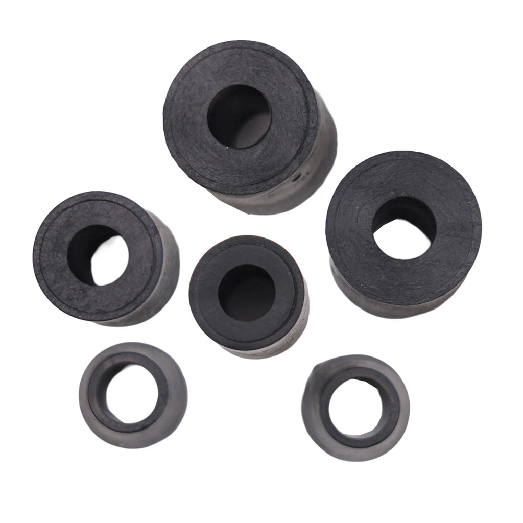 Set of 2 Rubber Bar End Hand Grips for Motorbike (22mm Diameter)