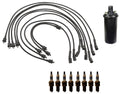Ignition Wires & Spark Plugs Kit for Chevy Impala Caprice (1 Coil, .035")