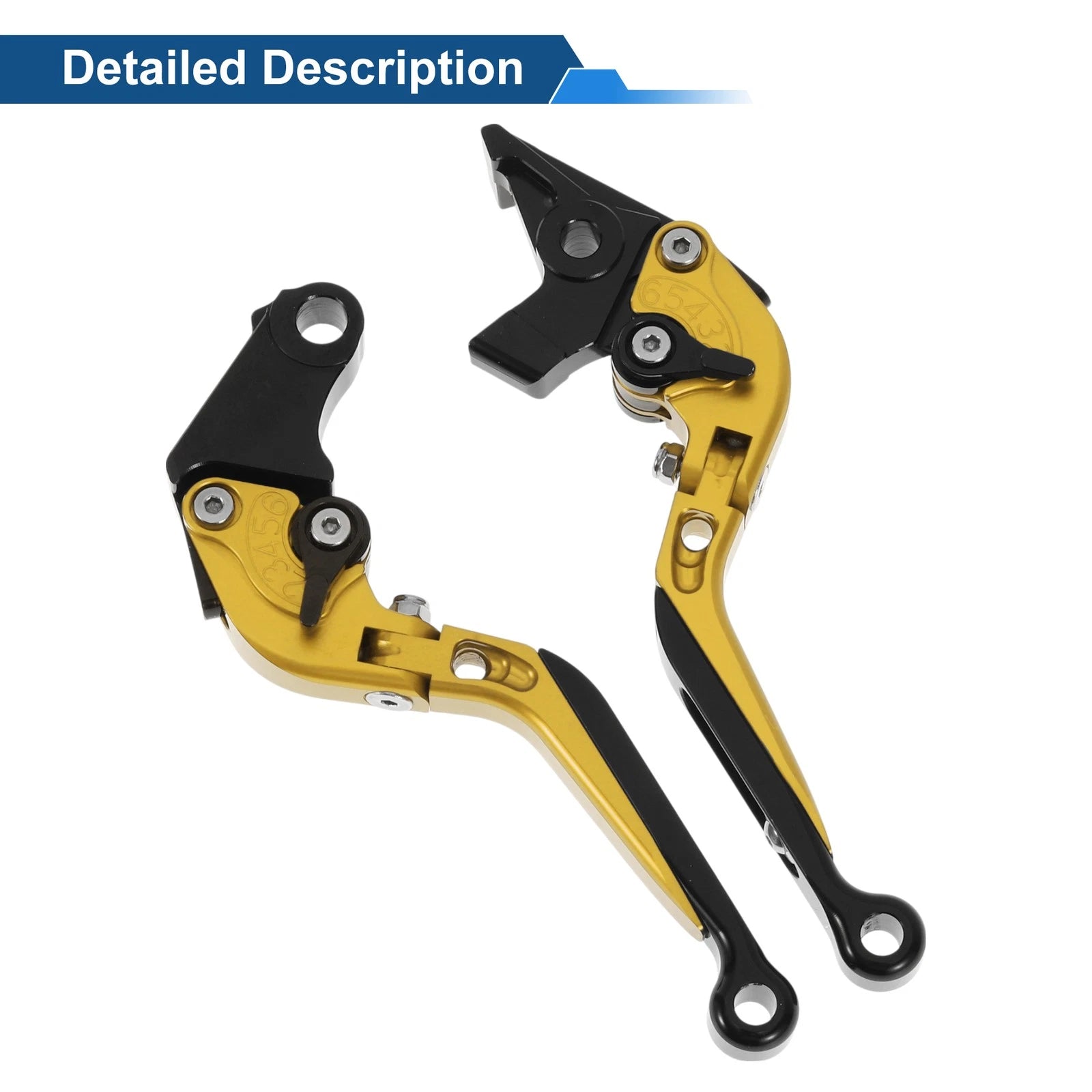 Adjustable Brake Clutch Levers for Honda X11 (2000–2007) - Gold Tone Black