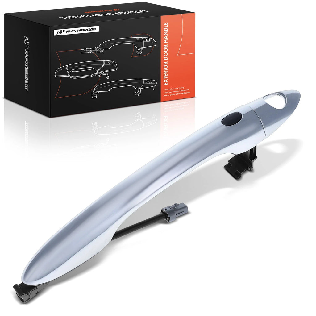 Front Left Exterior Door Handle with Keyhole & LED for Kia Sedona (2015–2021)