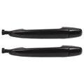 Set of 2 Exterior Door Handles for Toyota Sienna (2004–2010) Black Plastic