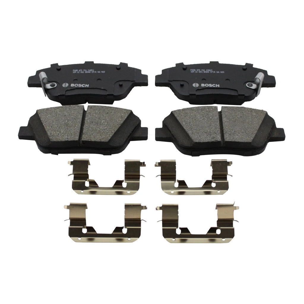 Set of 4 Bosch QuietCast Front Ceramic Disc Brake Pads for Hyundai Sonata, Kia Optima