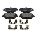 Set of 4 Bosch QuietCast Front Ceramic Disc Brake Pads for Hyundai Sonata, Kia Optima