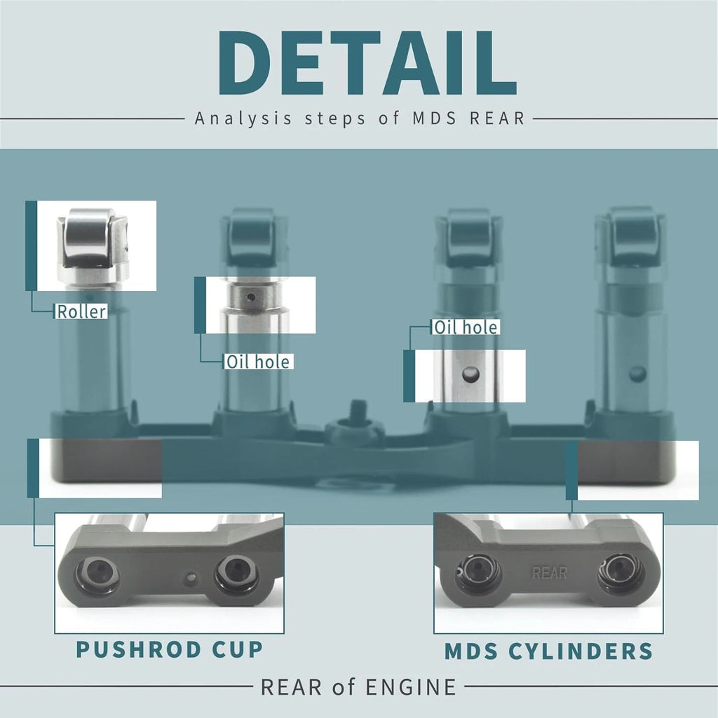 MDS Hydraulic Lifters for Chrysler Dodge Jeep Ram 5.7 6.1 6.4 HEMI (2005–2018)