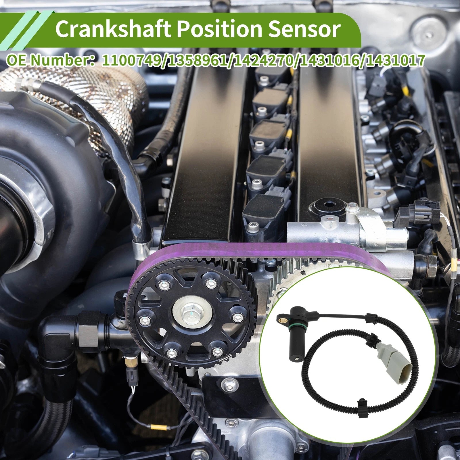 Crankshaft Position Sensor for Audi A4 B7 2.0TDI (2004–2008) No. 1100749/1358961