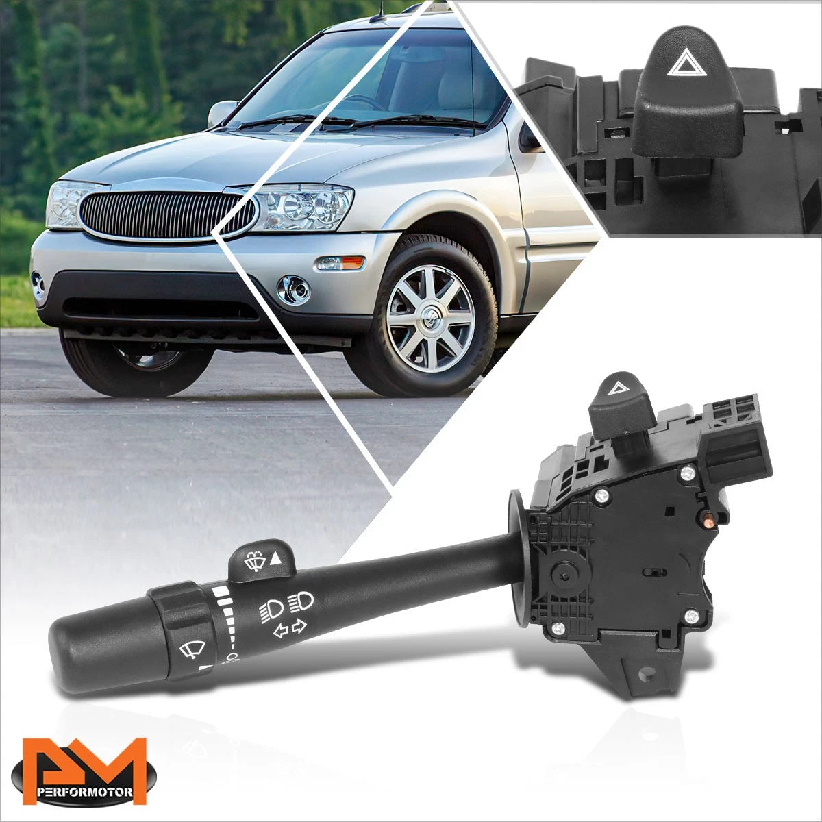 Combination Switch for Silverado/Sierra (2001–2007) H/L Turn Signal Hazard