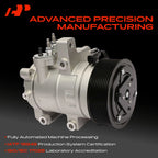 A/C Compressor with 10-Groove Pulley & Clutch for Ford Mustang (2010–2014)