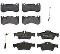 Set of 4 Brembo Low-Met Brake Pads with Sensors for MB C216 CL600 (2007–2014)