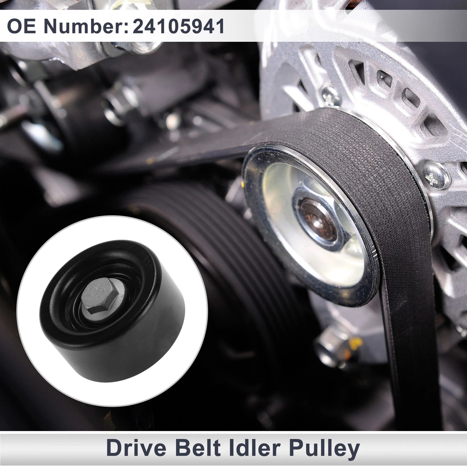 Drive Belt Idler Pulley for Chevrolet Sail III (No. 24105941)