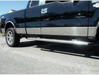 6.5' Super LuxuryFX Chrome Rocker Panel Molding w/Flares for 04-08 Ford F150