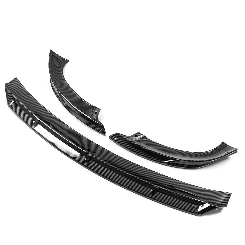 Front Bumper Lip Spoiler for Tesla Model Y (2020–2024) Carbon Fiber