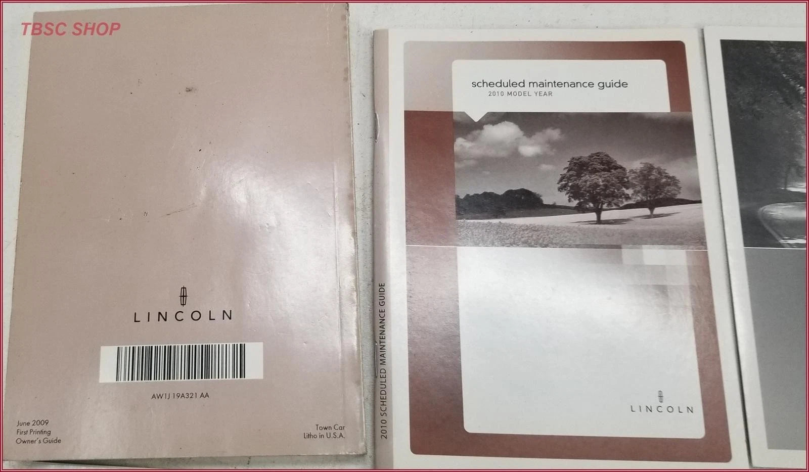 Owners Manual for Lincoln Town Car (2010)