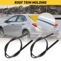 2PCS Trim Roof Molding for Toyota Corolla Sedan (2014–2017) Black Left & Right