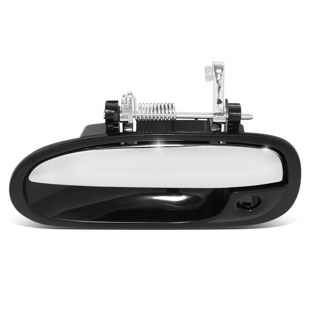 Front Left Door Handle for Honda Civic Sedan (1996–2000) - Keyhole, Black Housing