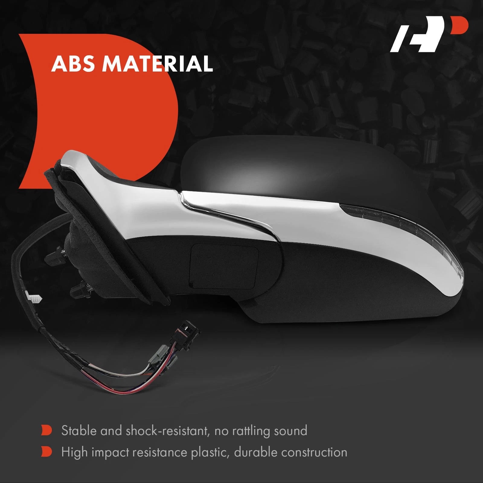 Driver Power Mirror for Jeep Compass (2017-2022) - Heated, Manual Fold, Signal