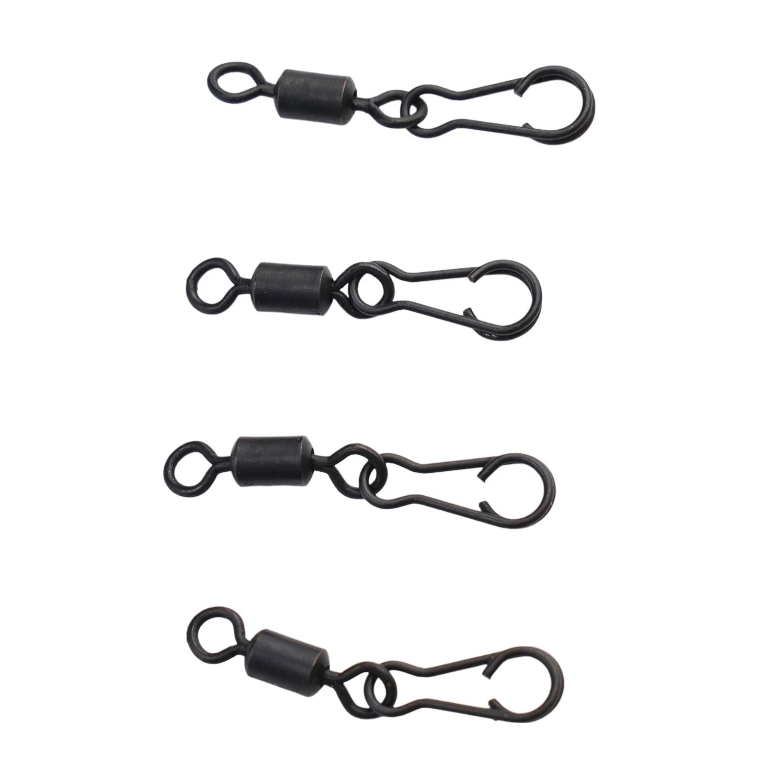 Set of 4 Quick Change Swivels for Fishing Tackle Carp Rig Clips