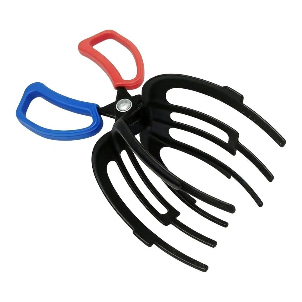 Compact Fishing Tongs with Extended Control Clip for Shore and Boat Use