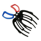 Compact Fishing Tongs with Extended Control Clip for Shore and Boat Use