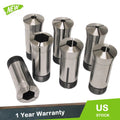 Set of 7 Collet Hex Drivers 1/4" to 7/8" for Automotive Use