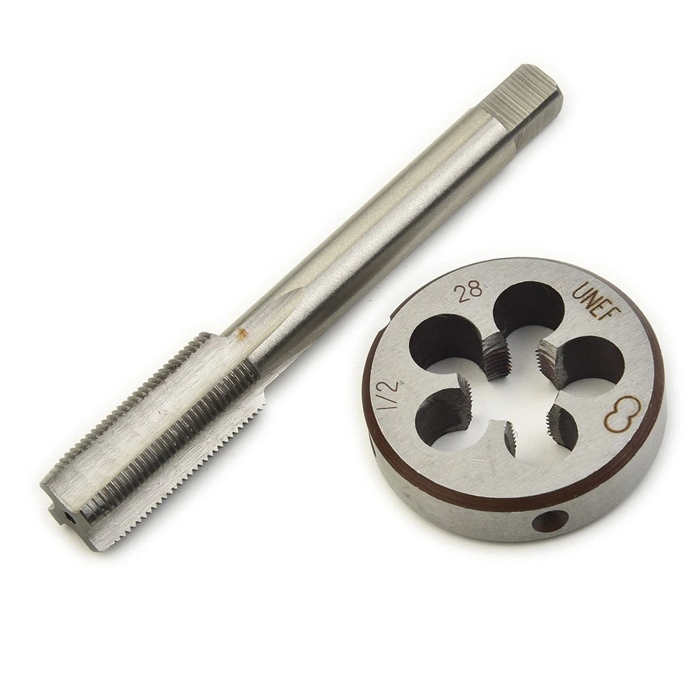 Set of 2 Tap Die Right Hand Thread 1/2"-28 for 9mm 223