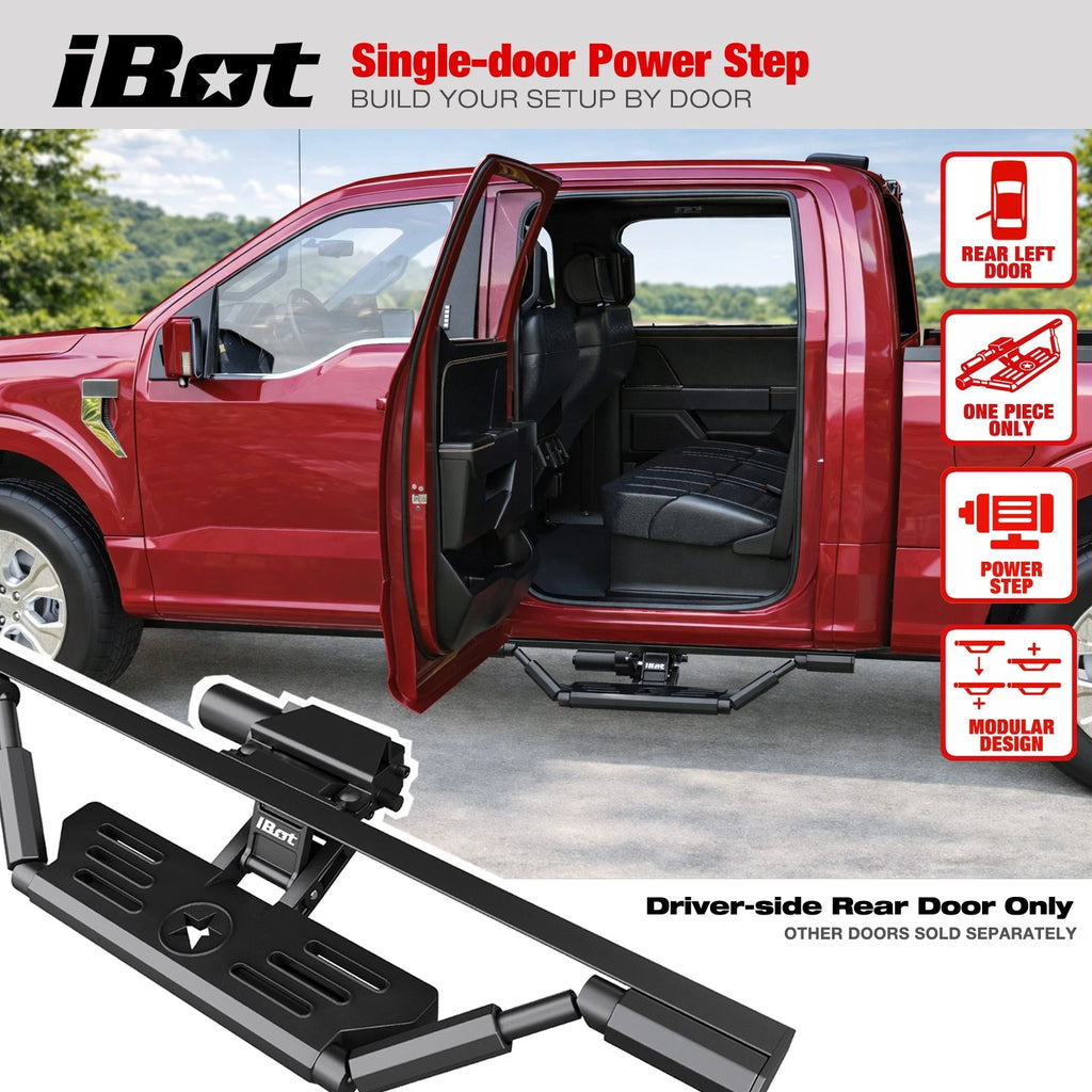 Power Steps for Chevy Silverado GMC Sierra 1500 Crew Cab (2019-2026)