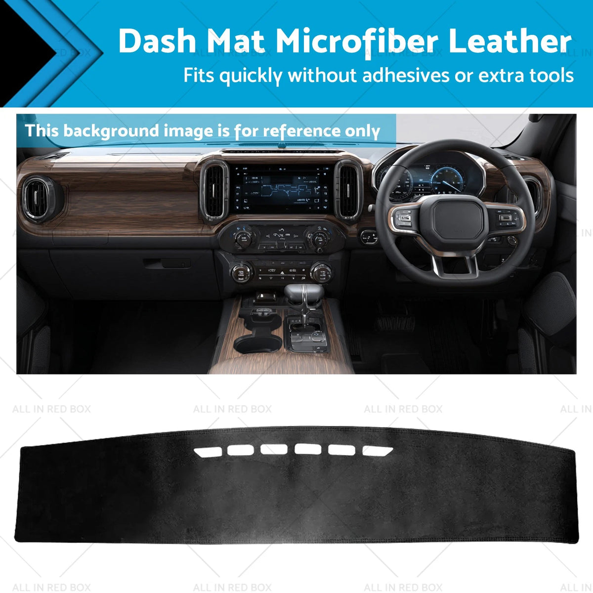Non-Slip Microfiber Leather Dashboard Cover for GWM Tank 300 (2023–2025)
