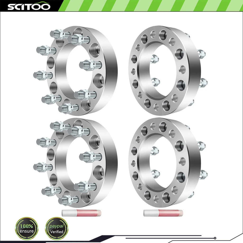 4X 1.5" Wheel Spacers 8x6.5 9/16"-18 for Dodge Ram 2500 3500 (1994–2010)