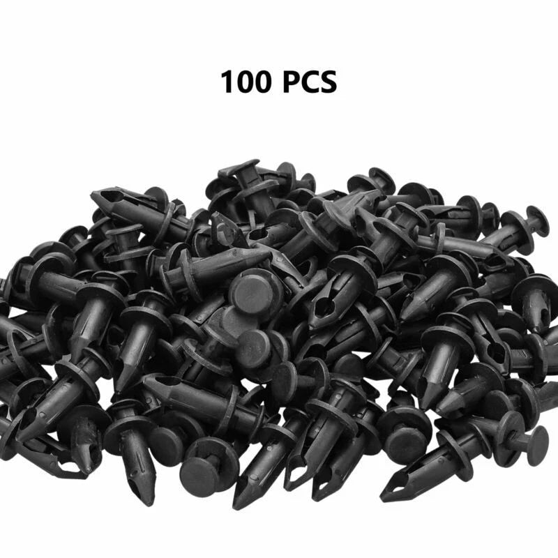 100X Push Fender Clips for ATV (Fit 90653-HC4-900)