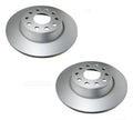 Pagid Set of 2 Rear Brake Disc Rotors for Audi A3 Q3 VW CC Eos GTI Tiguan