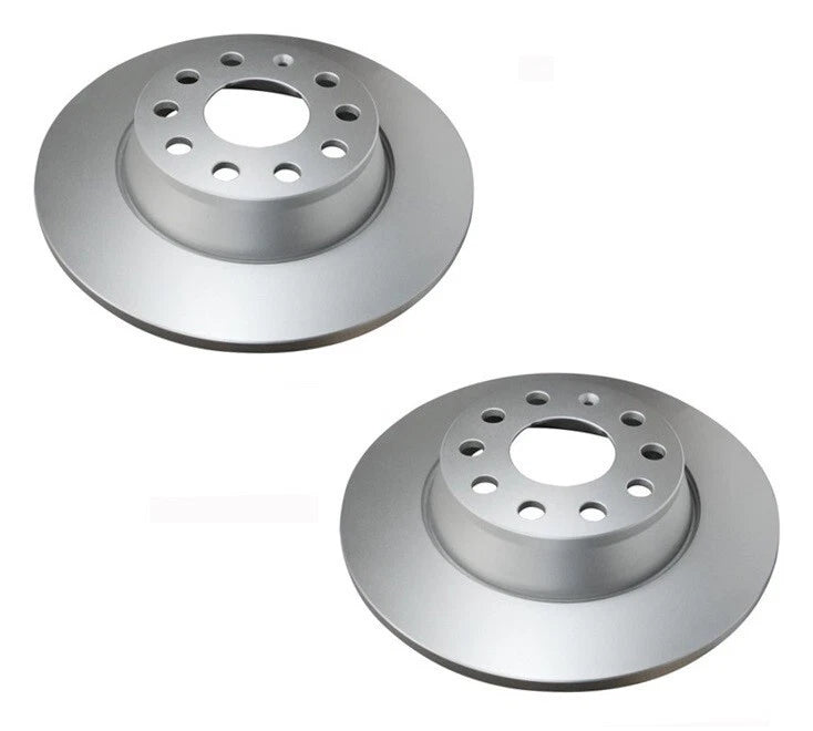 Pagid Set of 2 Rear Brake Disc Rotors for Audi A3 Q3 VW CC Eos GTI Tiguan