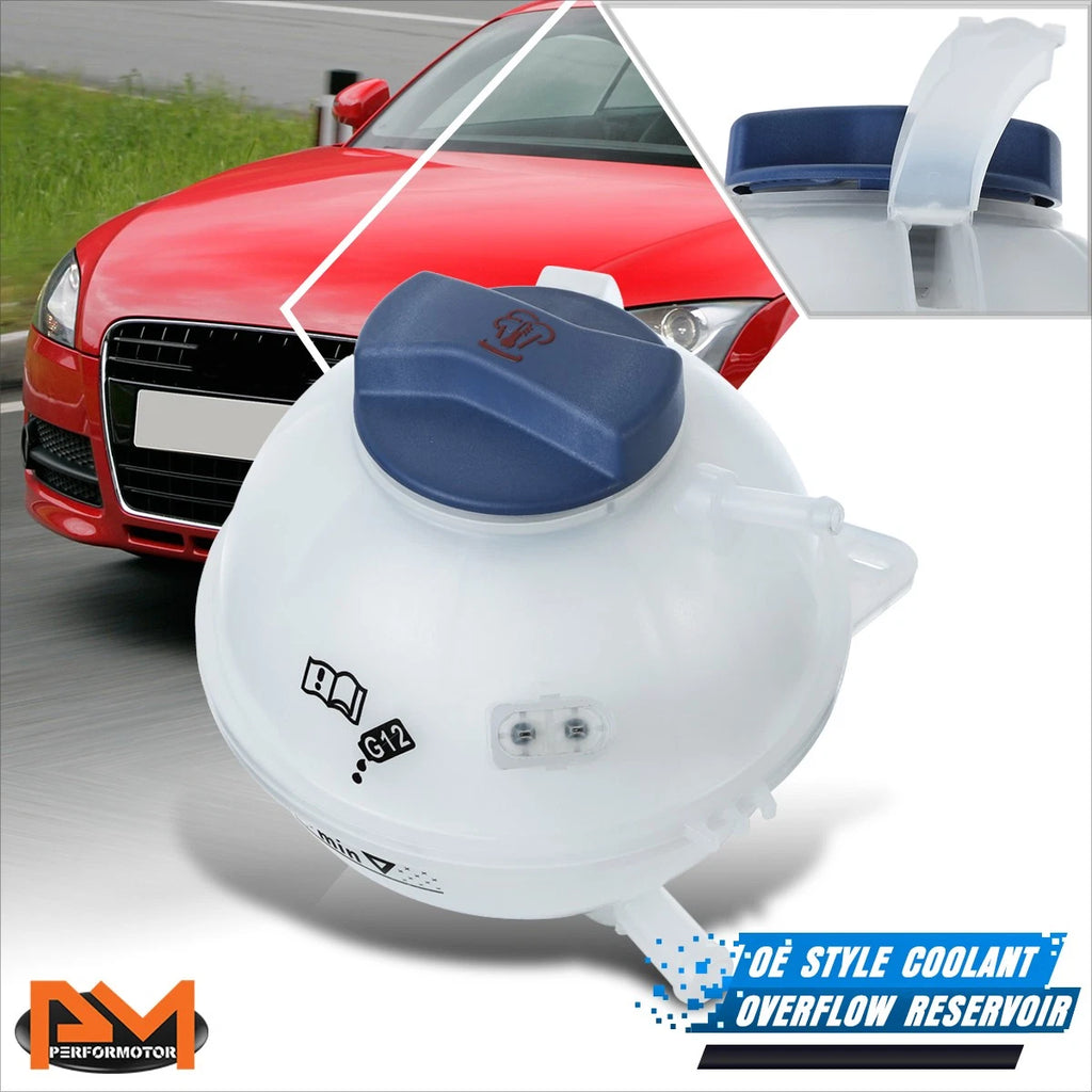 OE Style Coolant Overflow Reservoir w/Cap for Audi TT/VW Golf 1.8L (2000–2006)