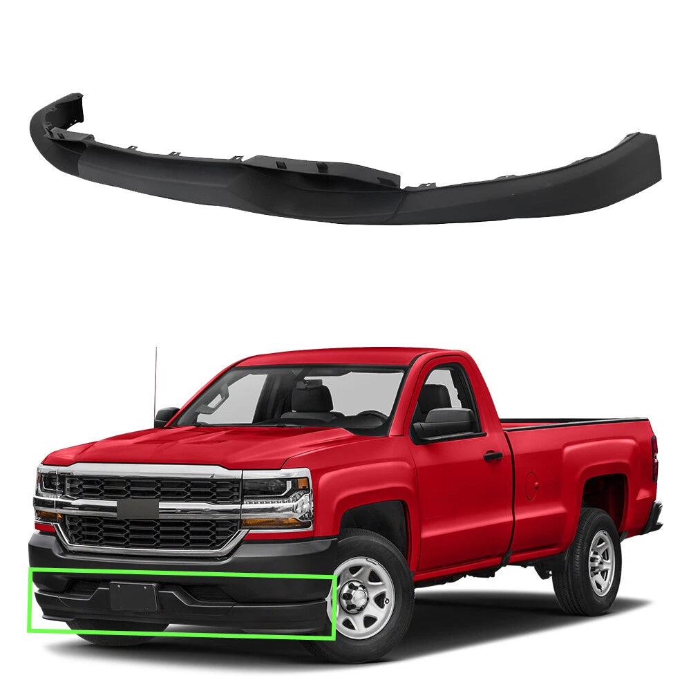 Front Bumper Valance for Silverado 1500 (2016–2018) with Tow Hooks