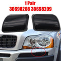Headlight Washer Cap Cover Set of 2 for Volvo XC90 (2002–2006) Black ABS