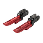 Front Footrests Foot Pegs for Aprilia RSV4 Factory (2009–2023), Tuono 660 (2021–2023) Red