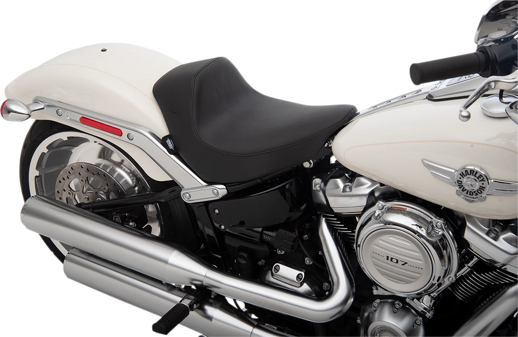 EZ-Solo Seat for Harley FLFB/S (Smooth, Solar-Reflective Leather)
