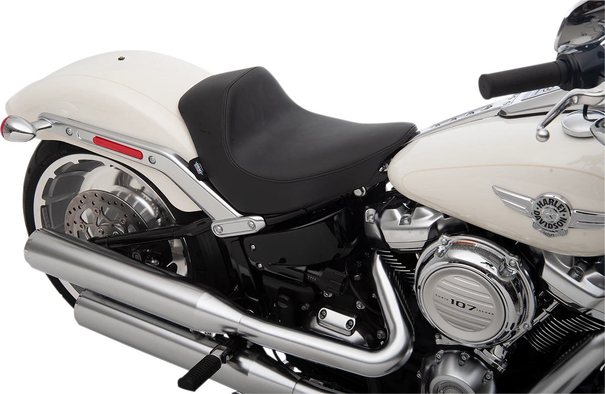 EZ-Solo Seat for Harley FLFB/S (Smooth, Solar-Reflective Leather)