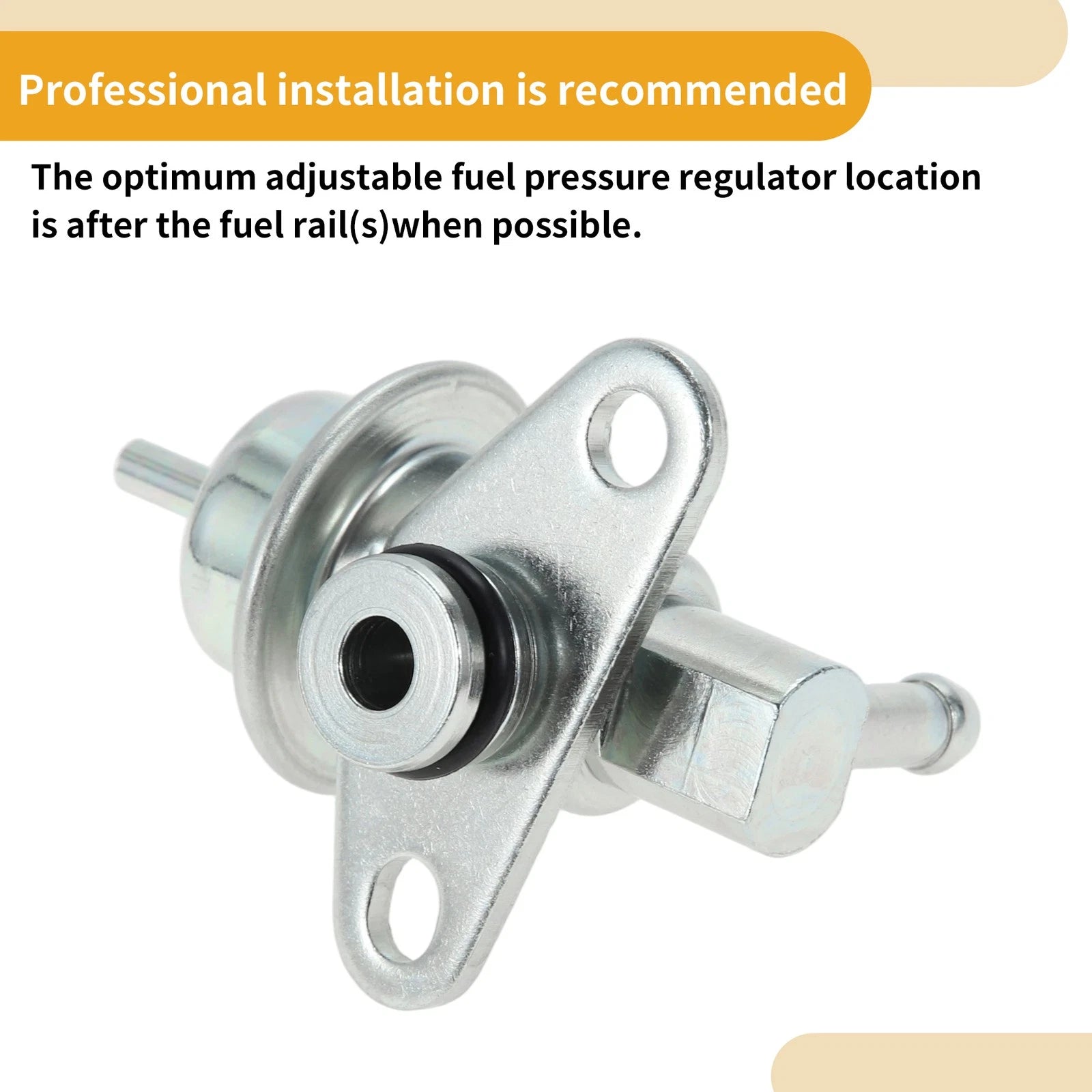 Fuel Pressure Regulator for Mitsubishi 3000GT (1991–1999) No.MD322989 Aluminum Alloy