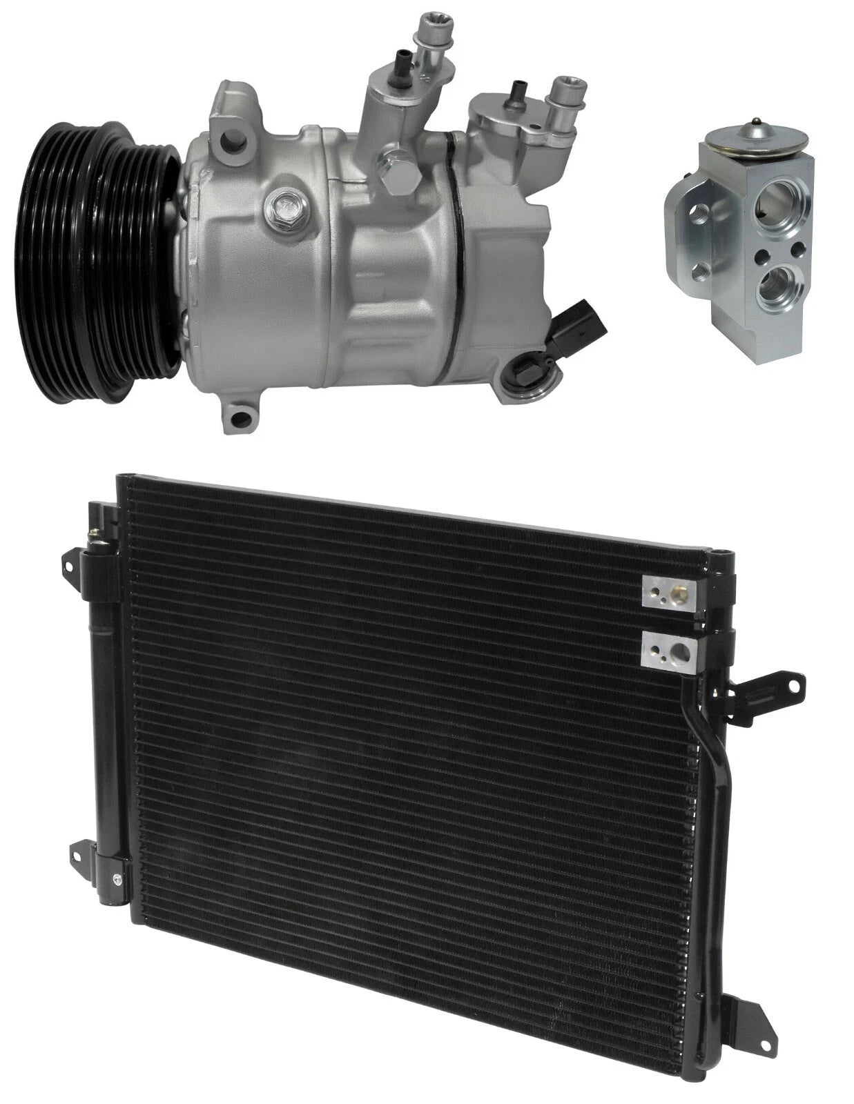AC Compressor Kit With Condenser for Volkswagen Jetta 2.5L (2013–2018)
