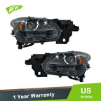 Set of 2 Front Headlights for Mazda CX-9 (2016–2023) LED Halogen