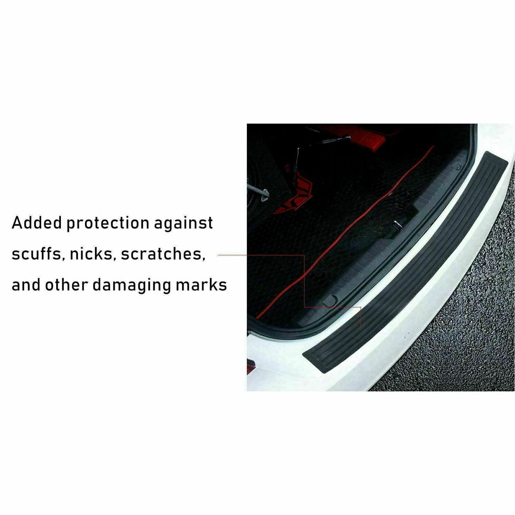 Trunk Edge Guard for Universal Fit (Black Rubber) (2010-2024)