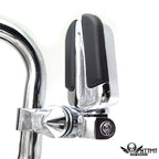 2.5" Short Slipstream Foot Peg Rubber Kit for Harley Sportster Dyna