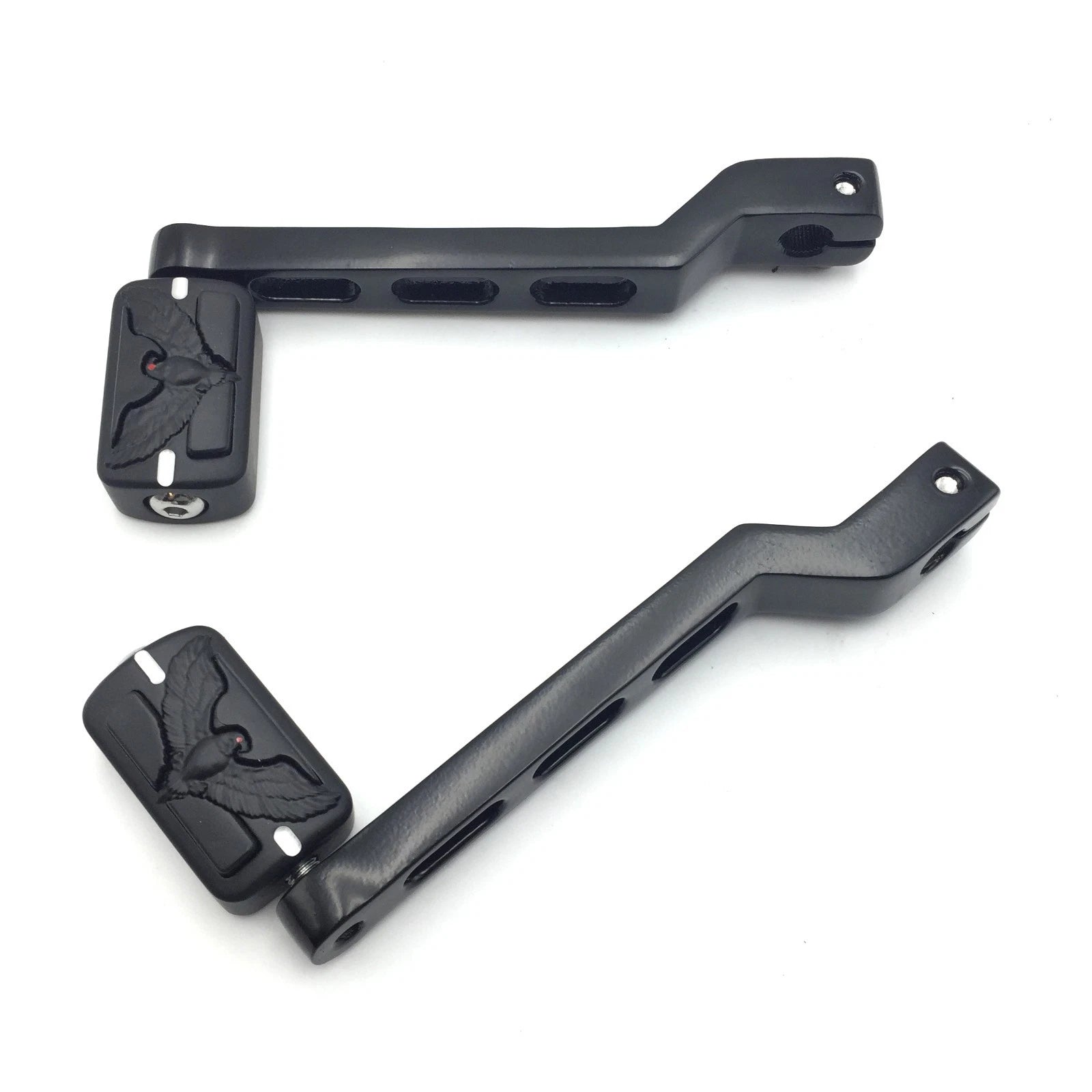 2X Hawk Groove Shifter Pegs for Harley FL Softail Touring Trike (N/A)