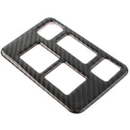 Carbon Fiber Front Headlight Button Frame Cover Trim for Subaru Forester (2013–2018)