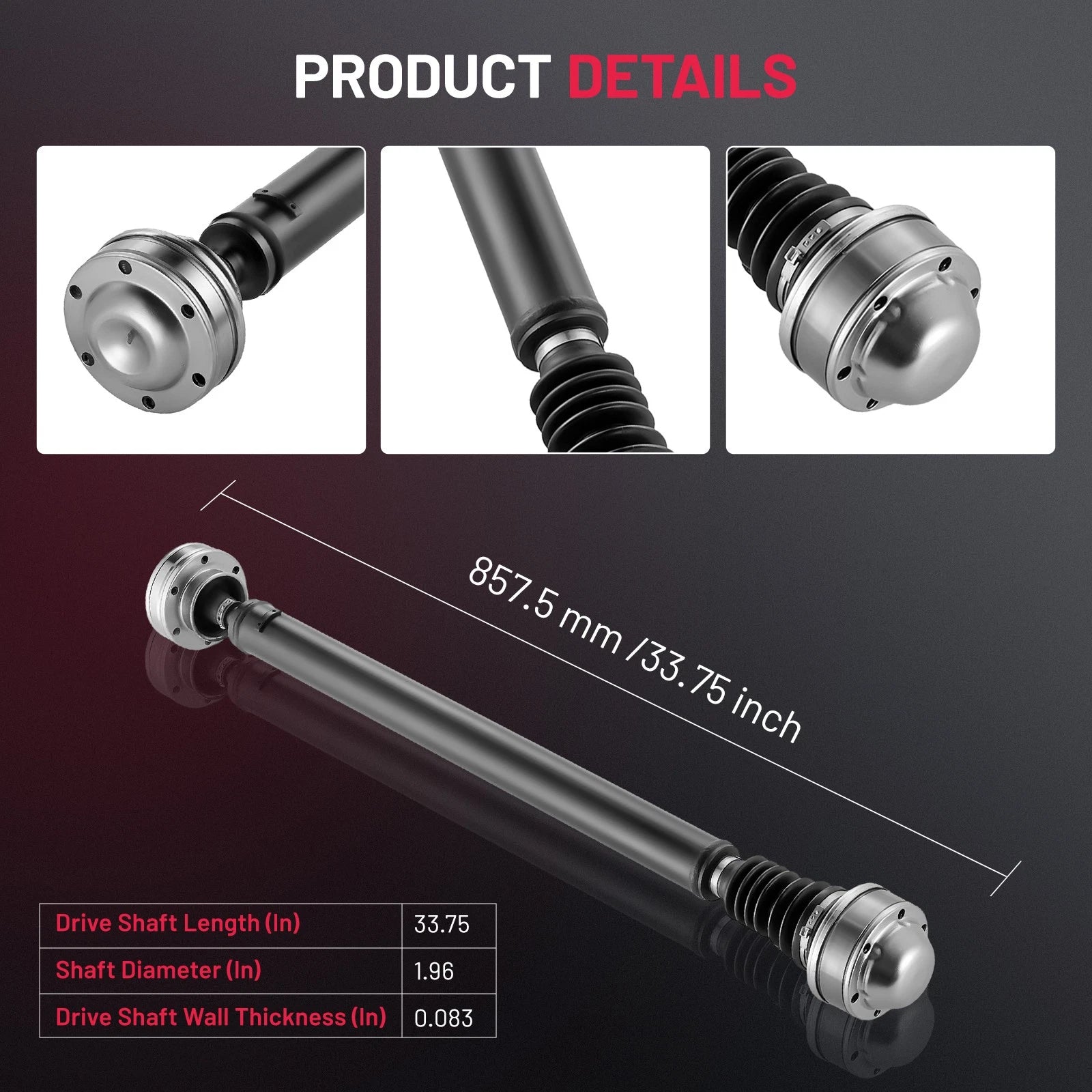 Front Drive Shaft for Jeep Commander Grand Cherokee (2007–2010)