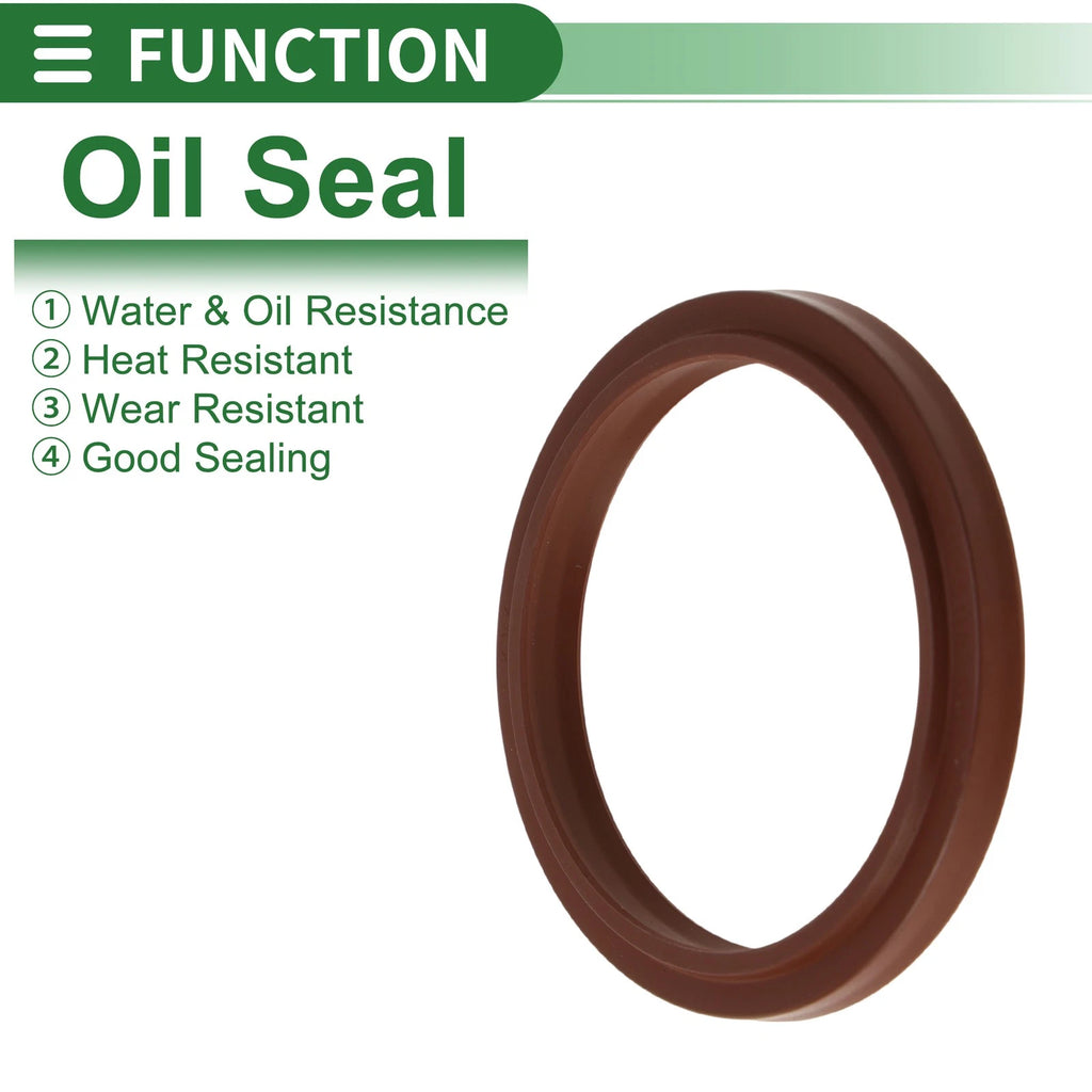 Set of 5 Oil Seal Rotary Shaft Seal FKM Rubber 50x60x5.5mm