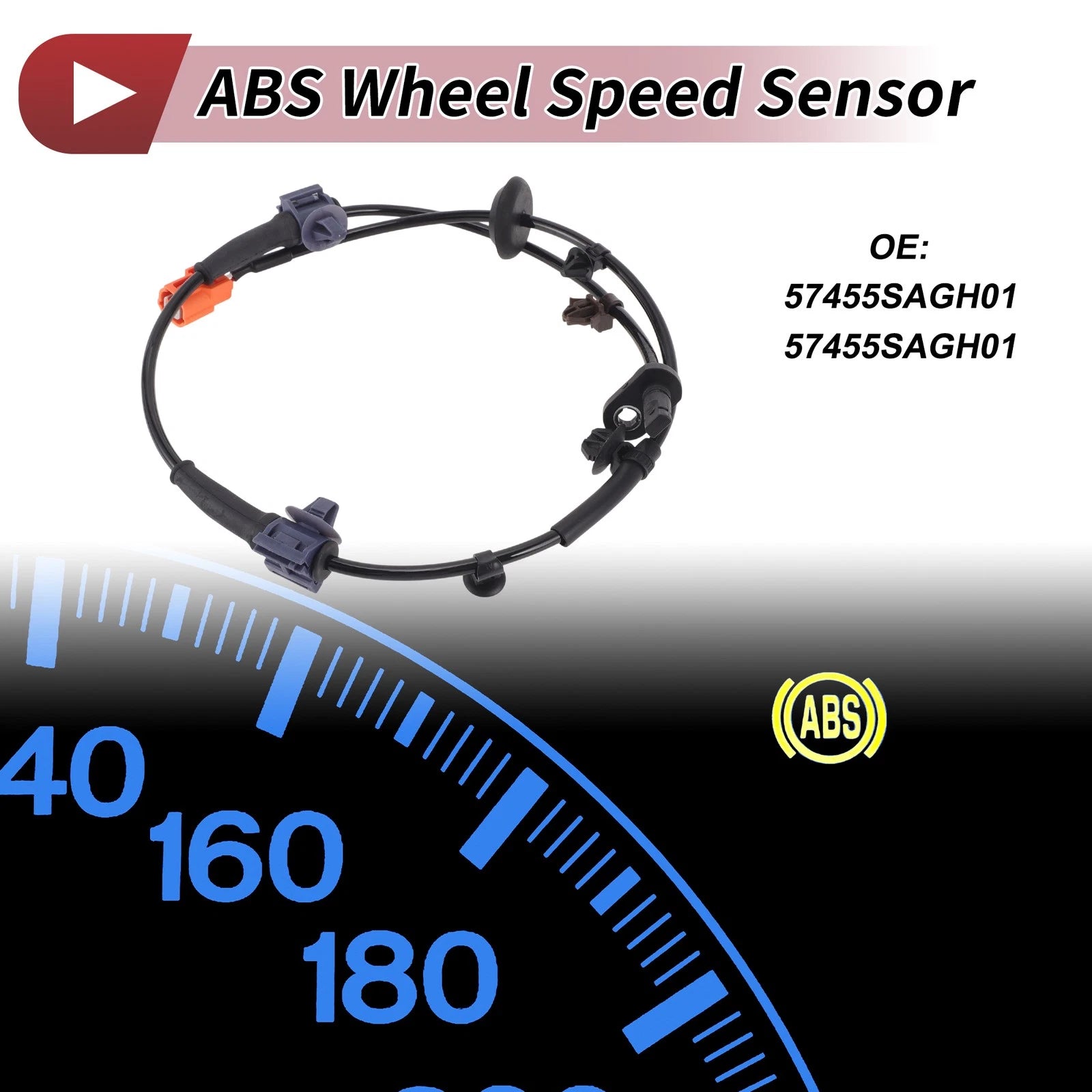 ABS Wheel Speed Sensor No. 57455SAGH01 for Honda City GE4 (2009–2013)
